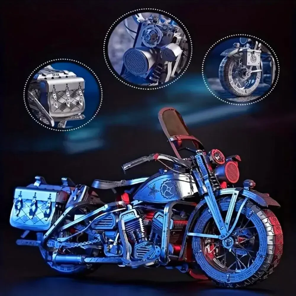 3D Metal Electric Motorcycle Kit - Do It Yourself
